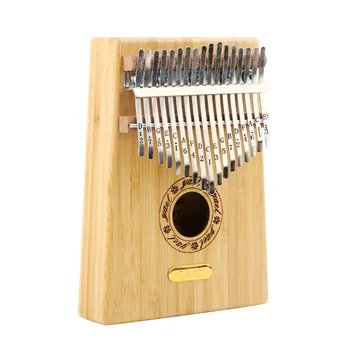 17 Taustiņi Eksotisko Stilu, Kalimba Bambusa Mūzikas Instrumentu Īkšķi Klavieres Viegls portatīvais Mūzikas Elementi Iesācējiem