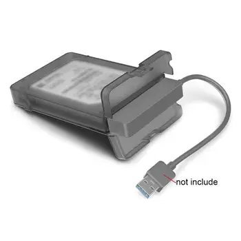 USB 3.0 SATA III HDD Enclosure Cieto Disku Korpusi Aizsargātu Lietu Vāku 2,5 Collu HDD, SSD внешний жесткий диск