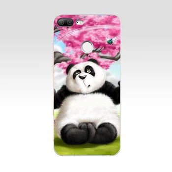 102FG Gudrs Panda dāvanu Mīksta Silikona Tpu Pārsega tālruni Gadījumā, huawei Honor 9 10 20 Lite Pro