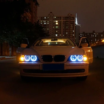 1 Pāris LED 5W 12V IP67 Waterproof Lukturu Nomaiņa no 2000. līdz 2003. gadam BMW 5 sērija E39 M5
