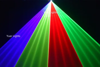 20Kpps DMX Animācija Lāzera Gaismas RGB Multi Krāsu 1.5 W Lāzera Gaismas Dj Efektu, Apgaismojums, Lāzera Projektoru Lightshow Lāzera Dj KTV