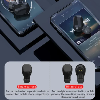 TWS Bezvadu Bluetooth 5.0 Austiņas Smart Touch Earbuds Mini Auto Apgriešanas Stereo Sporta Austiņas HD Zvanu Earbuds Atbalsta Siri
