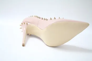 Zapatos Mujer Biroja Dāma Sūkņi Luksusa Zelta Kniedes Dizainers Norādīja Toe Sieviete Sandales Seksīgas Augstpapēžu Kurpes Zīmolu Modes Kurpes Sievietēm