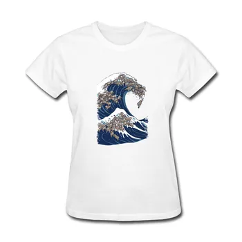Vasaras Hipster Liels Vilnis Mopsis Drukāt Sieviešu T-Krekls Jaunu Modes Cat& Slinkums Dizaina Topi ar Īsām Piedurknēm O-veida Kakla t-veida Krekls sieviete