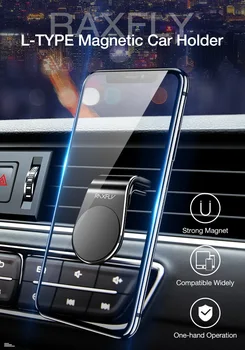 Magnētiskā Auto Telefona Turētājs Universāls Metāla Magnētu Uzlīme Mobilo Stāvēt Tālruņa Turētāju Automašīnas Mount Atbalsta iPhone, Samsung un Huawei