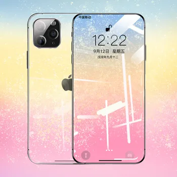 9H Rūdīts Stikls iPhone 11 Pro X XS MAX XR Ekrāna aizsargplēvi iPhone 6s 6 7 8 Plus 5 5S SE 2020 Stikla Aizsargs