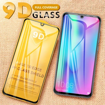 9D Pilnībā Segtu Ekrāna Aizsargs, Stikla Huawei Honor 10 Lite 10 Plus 10es Rūdīts Stikls HD Rūdīts Stikls Huawei Honor10