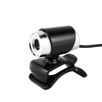 Portatīvo USB HD Webcam 480P, Web Cam, Tīkla Kameras ar Clip-on Skype, Dators, Klēpjdators, Desktop