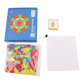 155 Gab Radošo Puzzle Spēles Bērniem, Izglītojošas Rotaļlietas Bērniem Mācību Jaunattīstības Jigsaw Puzzle Koka Ģeometriskas Formas Rotaļlietas