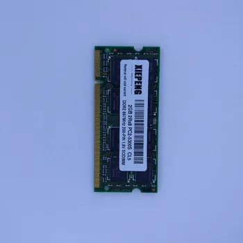 Klēpjdators Atmiņa 2GB 2Rx8 PC2-5300S 667MHz DDR2 RAM 2g 667 MHz pc2 5300 SODIMM HP NX6320 V3000 6515b 6910p V3009 V3400 Grāmatiņa