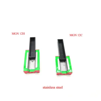 1gb 12mm, Lineārie Guide MGN12 L= 700mm Lineārās Sliedes Veids, + 1GB MGN12C vai MGN12H Ilgi Lineāro SS Pārvadāšanas CNC XYZ Ass