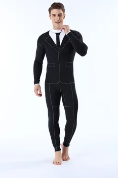 3MM Niršanas Drēbes Conjoined Auksti pierādījumu Warm-keeping Niršanas Apģērbu Individuālo Vīriešu Rietumu Apģērbu Niršanas Drēbes