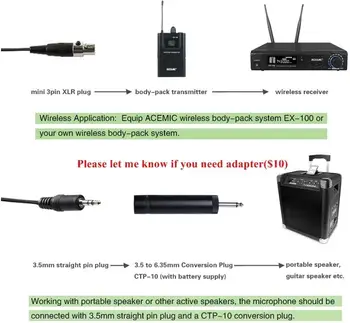 Acemic ST-10R Vadu Saksofons/Orķestra instrumentu Mikrofons Augstas Kvalitātes Balss, Mūzikas instrumentu Kondensatora mikrofons