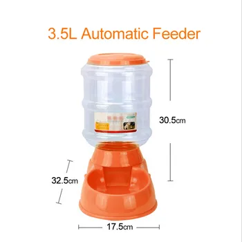D149 jaunu 3.5 L Automātiska Pet padeve Kaķi & Suņi pet bļodas Barošanas bļoda konteineru, lai automātiski pievienotu pārtikas mājdzīvnieki
