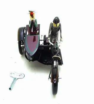 Bērnības Atmiņas Senlaicīgu Alvas Rotaļlietas Retro Vēja Metāla Transportlīdzekļiem, Rotaļu Automašīnas mkd2 Zakka Mājas Dekoru MS804 PAYA Motociklu, Triciklu