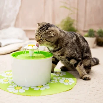 Automātiskā Pet Pakārtotā Ziedu Kaķis, Suns, Elektriskie Strūklaka Kaķiem Pet Bļoda Dzeramā Ūdens Padeves Dzēriens, Ēdiens Filtrs MUMS, ES Plug