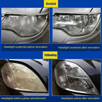 30 ML, Auto Lukturu Remonts Laka Risinājums Remonts Oksidācijas Atpakaļskata Laka Lukturu Pulēšana. Anti-scratch Šķidruma Aģents OPP
