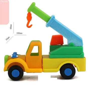 Izglītības Rotaļlietas Bērniem, Bērnu Zēniem DIY Demontāža, Montāža Klasisko Auto Rotaļlietu Kravas, Rakšanas Mašīnas, Rotaļlietas, dāvanu