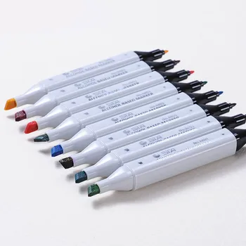 PERSONĀLA 30/40/60/80 grafiti dvīņu zīmes alkohola manga pildspalvu kā marcadores krāsošana marķieri rasēšanas smalks laineris