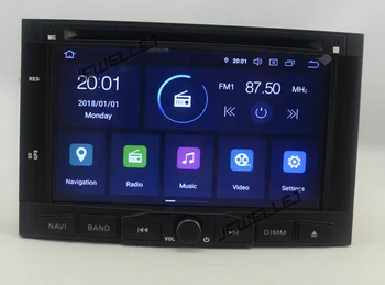 Octa core IPS ekrāns, Android 10 Car DVD GPS Navigācijas par Citroen Berlingo peugeot 3008 5008 partneris