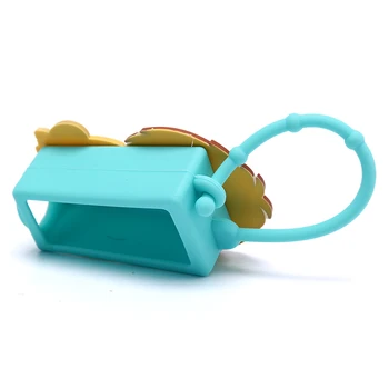 Karikatūra Siliconen Mini Handdesinfecterend Houder Reizen Draagbare Veilig Želeja Houder Hangable Zeepdispenser Konteineri Voor Bērniem