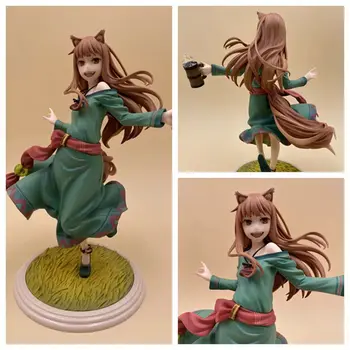 Anime Spice And Wolf Holo 10 gadu Jubilejas Rīcības Attēls Karikatūra Meitene PVC Modelis Rotaļlietas Kolekcionējamus Modelis Rotaļlietas Bērniem Dāvanas