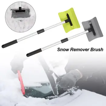 Automašīnas Logu Ledus Skrāpis Auto Teleskopiskie Vējstikla SnowRemover Suku Ziemas Auto Mazgāšana Piederumi Sniega Tīrītājs