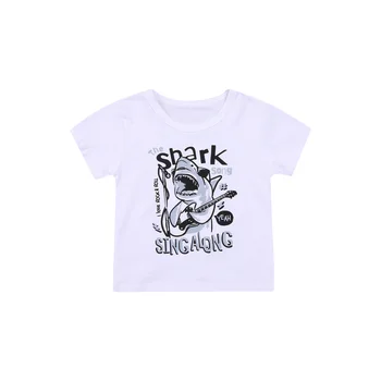 OPPERIAYA Toddler Bērniem, Bērnu Zēniem Karikatūra Dzīvnieku Print Vasaras jauks T-krekls ar apaļu kakla Gadījuma Īsām Piedurknēm Topi Bērniem