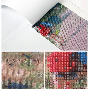 Pilnu Kvadrātveida 5D DIY Dimanta Glezna 