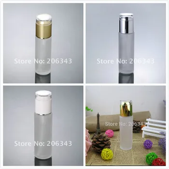 80ml matēta stikla pudele ar sudraba/matēts zelts/spīdīga zelta/balta klp losjons/emulsijas/ fonds/seruma/tonera ādas kopšanas pudele