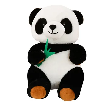 Plīša Panda Mīkstu Pildījumu Dzīvnieku Spilvenu Mīkstu Mazas Lelles Bērniem Dāvanu s Dzimšanas dienas Dāvanas Ķīniešu Stilā Panda Miega Rotaļlietas, Dāvanas