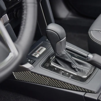 2GAB 3D Oglekļa Šķiedras Auto Rīku Paneļa Pusēs Apdares Uzlīmes der Subaru Forester 2013-2018 Auto Piederumi Interjers