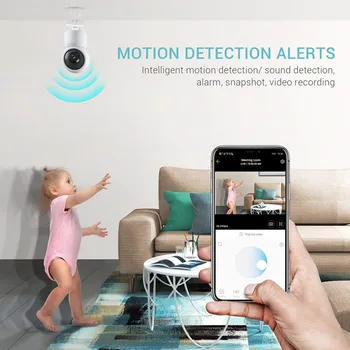 Wifi ip kameras drošības mini ptz 1080P 3MP auto izsekošana, audio, video novērošanas baby monitor mājas bezvadu cctv kameras ip cam