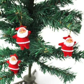 3Pcs Ziemassvētku Rotājumi Dāvanu Mini Santa Claus, Sniegavīrs Ziemeļbriežu Lelle Pakārt Rotājumi Roku darbs Ziemassvētku Rotājumi Mājām /d
