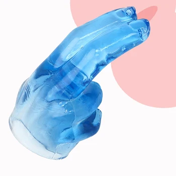 Unisex Pieaugušo Seksa Produkta AV Burvju Nūjiņu Piederumu Mākslīgo pirkstu Forma Massager Galvassegas Klitora Stimulāciju G spot Masāža