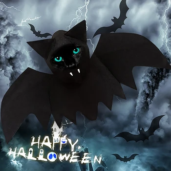 Gudrs Bat Wings For Pet Suns, Kaķis Kostīmi Halloween, Ziemassvētku Cosplay Apģērbu Smieklīgi Xmas Spider Saģērbt Mājdzīvnieku Piederumi