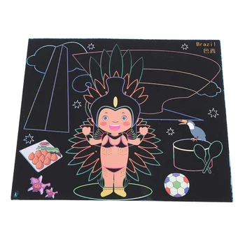 1 Kārba Diy rokām apgleznotas Papīra Bērniem, Grafiti, Gleznu Bērnudārza Krāsošana Krāsains Nulles Izlūkošanas Rotaļlietas