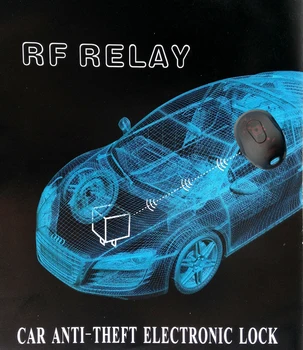 Visefektīvākais Auto Dzinēja bloķēšanas bezvadu releja imobilaizers RF-T pārraides automātiskās bloķēšanas atslēgt auto signalizācija, Imobilaizers