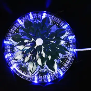Skatuves Gaismas Puses Posmā Kluba KTV Disko Lampas LED RGB Gaismas Efektu 8W Auto Saulespuķu Apgaismojums Projektors Gaismas