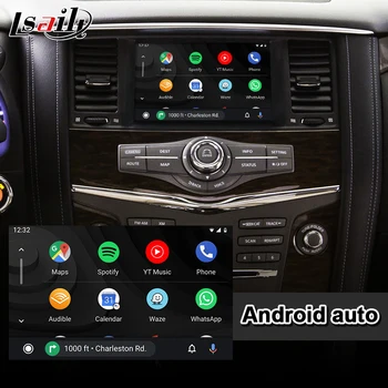 Lsailt Bezvadu Carplay Saskarne Nissan Armada 2018-2019 Gadu Vadu Android Auto Youtube Video Music Play