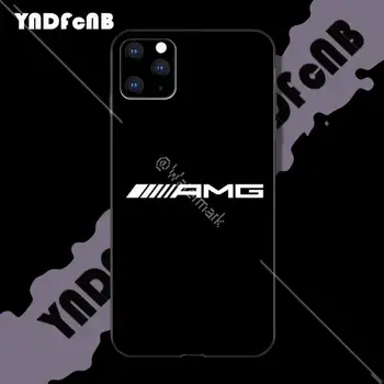 AMG Silikona vāciņu lietā par iphone se 2020. gadam 6s 6 7 8 plus x xs max xr 11 12 pro max būtiska