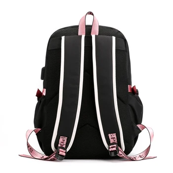Jauno Modes Meitenēm Skolas Mugursomas Anti Theft USB Maksas Mugursoma Ūdensizturīgs Multi Pocket Bagpack Pusaudžu Ceļojumu Soma