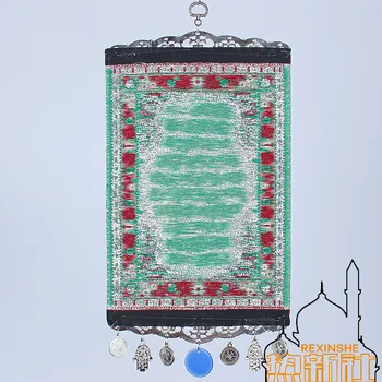 Ķīna etniskā brokāta audumi Musulmaņu Korāns vārsmas gleznas Islāma dekoratīvā krāsošana krāsošana mazi rotājumi