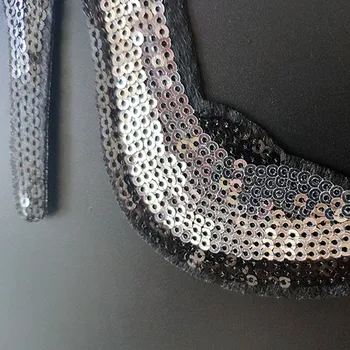 Augstpapēžu kurpes Plāksteris Diy Apģērbu Uzlīmes Vizuļi Biker Žetons Par Dzelzs Ielāpus Apģērbu Dīvainas lietas Ziemassvētku dāvanu
