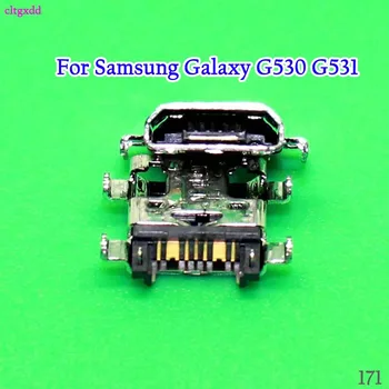 10PCS/Daudz Par Samsung Galaxy Grand Ministru G530 G530H G530F G531 G531F G531H USB Uzlādes Doks Kontaktligzda Kontaktligzda Uzlādes Port Savienotājs