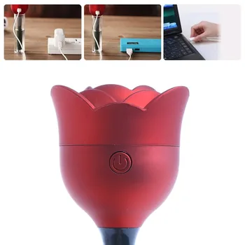 Mini Rose Puķu USB gaisa mitrinātāju ar Gaisa Attīrītājs Aromāta Izkliedētājs Pulverizators Office Home