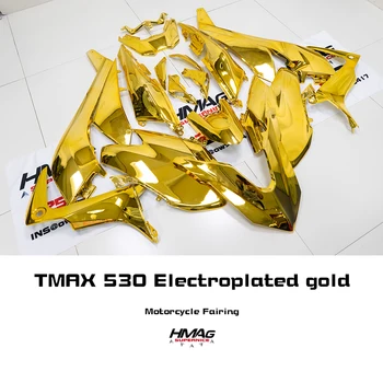Motociklu Aptecētājs Shell Galvanizācijas Zelta Krāsa, ABS Injekcijas Augstas Kvalitātes Yamaha T-max TMAX 530 Jaunas