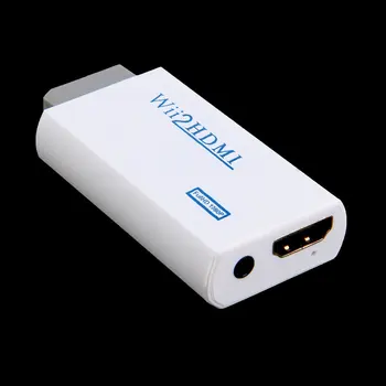 Nintendo Wii Problēmu Bezmaksas Plug and Play Wii HDMI 1080p Pārveidotāja Adapteris Wii2hdmi 3.5 mm Audio Box Wii-link