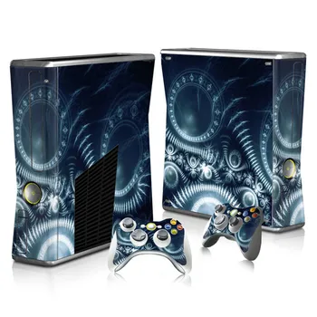 KARSTĀ Spēles Ūdensizturīgs Ādas kategorijas Uzlīme Microsoft Xbox 360 Slim + 2 Kontrolieris Ādas Dizains