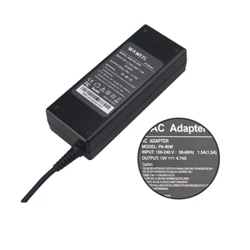 19V 4.74 A AC Adapteris Lādētājs Barošanas Notebook ASUS Klēpjdatoru A46C X43B A8J K52 U1 U3 S5 W3 W7 Z3 Toshiba/HP Notbook